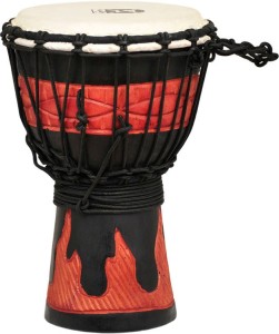Ever Play DA 30 RB FR Djembe Jammer Red Black Fire