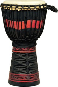 Ever Play Dapro 50 4 Djembe Prof. Diamond Red Black