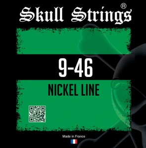 Struny do Gitary Elektrycznej - Skull Strings Nickiel Line 9-46