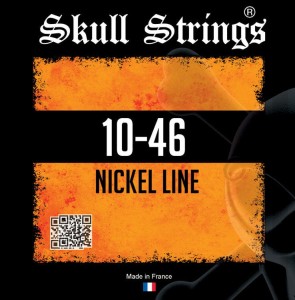 Struny do Gitary Elektrycznej - Skull Strings Nickiel Line 10-46