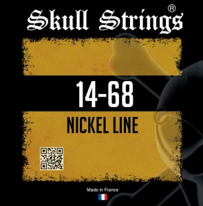 Struny do Gitary Elektrycznej - Skull Strings Nickiel Line 14-68