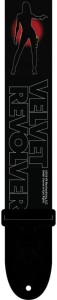 Pasek do Gitary - Perri's 8141 2" Poly Velvet Revolver