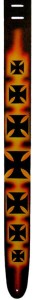 Pasek do Gitary - Perri's 329 2,5" Air Brushed Chop Cross