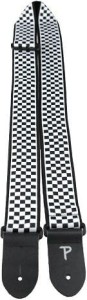 Pasek do Gitary - Perri's 6547 2" Jacquard Black White