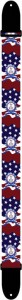 Pasek do Gitary - Perri's 6852 2" Poly 4th of July