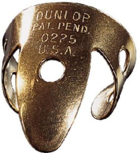 Kostka Gitarowa - Dunlop Fingerpicks Brass Tube 0,0225'