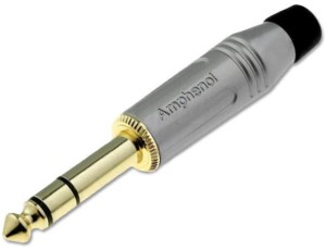 Wtyk Jack 6,3 mm - Amphenol ACPS GN AU