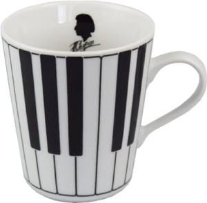 Kubek z nadrukiem Chopin Klawiatura 300ml OP03