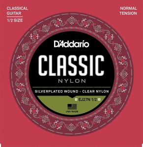 Struny do Gitary Klasycznej - D'Addario EJ27 N 1/2