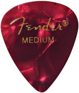 Kostka Gitarowa - Fender Red Moto 351 Medium