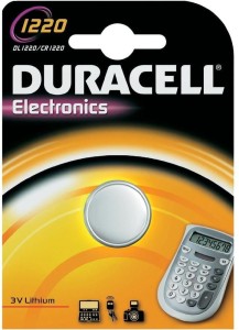 Bateria pastylkowa - Duracell CR1220