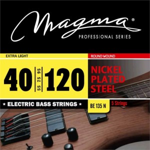 Struny do Gitary Basowej - Magma BE135N 40-120