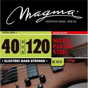 Struny do Gitary Basowej - Magma BE145N 40-120