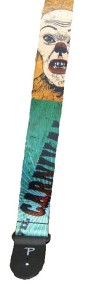 Pasek do Gitary - Perri's 1644 2" Heat Transfer Evil Carvival