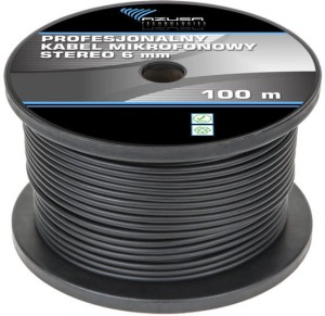 Przewód mikrofonowy 6.0mm HQ BK