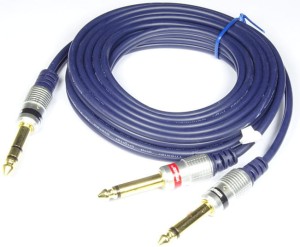 Tri 10824 Jack 6.3 stereo 2xJack 6.3 mono 3m Vitalco