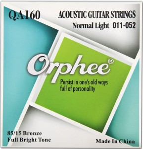 Struny do Gitary Akustycznej - Orphee QA160 11-52 Acoustic Strings
