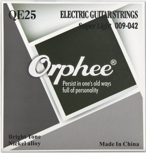 Struny do Gitary Elektrycznej - Orphee QE25 9-42 Electric Strings