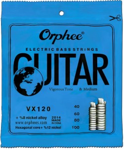 Struny do Gitary Basowej - Orphee VX120 40-100 Bass Strings