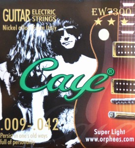 Struny do Gitary Elektrycznej - Caye EW7300 9-42 Electric Strings