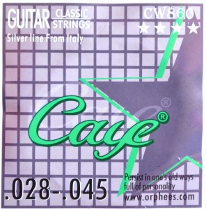 Struny do Gitary Klasycznej - Caye CW860 Classic Strings