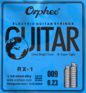 Struna do Gitary - Caye RX-1 .009 Single String