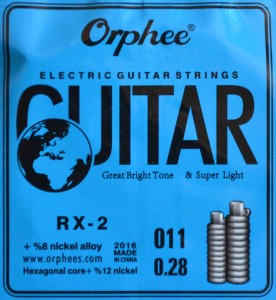 Struna do Gitary - Caye RX-2 .011 Single String