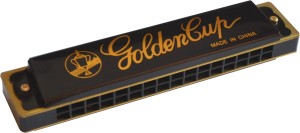 Harmonijka ustna - Golden Cup JH 016-1 Black D