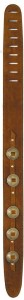 Pasek do Gitary - Perri's 298 2,5" Natural Suede Conchos