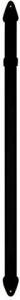 Pasek do Gitary - Perri's 6751 2" Poly Pro Black