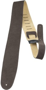 Pasek do Gitary - Perri's 201 2,5" Suede Brown