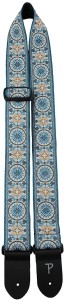 Pasek do Gitary - Perri's 6806 2" Jacquard Blue Mandala Hope