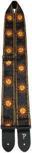 Pasek do Gitary - Perri's 7008 2" Jacquard Suns Black