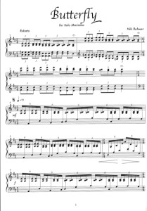 Butterfly for Solo Marimba, Rohwer