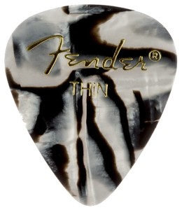 Kostka Gitarowa - Fender Zebra 351 Thin