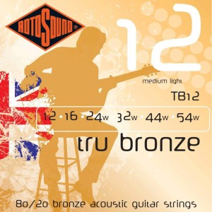 Struny do Gitary Akustycznej - Rotosound TB12 12-54