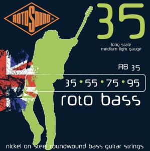 Struny do Gitary Basowej - Rotosound RB35 35-95