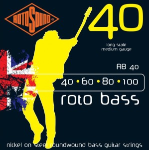 Struny do Gitary Basowej - Rotosound RB40 40-100
