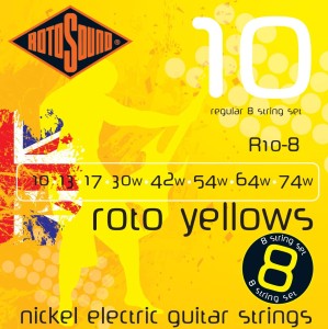 Struny do Gitary Elektrycznej - Rotosound R10-8 10-74