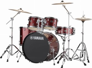 Yamaha Rydeen RDP2F5 + Paiste Set Burgandy Glitter