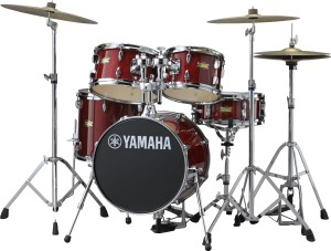 Yamaha Manu Katche Junior Set JK6F5 Shell Set Cranberry Red