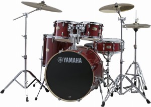 Yamaha SBP2F5CR7 Stage Custom Birch + HW780 Cranberry Red
