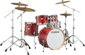 Yamaha TMP0F4CAS Tour Custom 20" Shell Set Candy Apple Satin