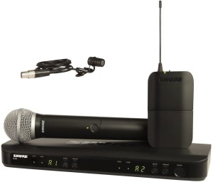 Mikrofonowy system bezprzewodowy - Shure BLX1288E/W85