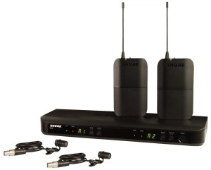 Mikrofonowy system bezprzewodowy - Shure BLX188E/W85
