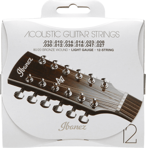 Struny do Gitary Akustycznej - Ibanez IACS12C 10-47 12-str