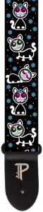 Pasek do Gitary - Perri's 7212 2" Polyester Kids Wanna Have Fun Sugar Cats