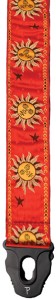 Pasek do Gitary - Perri's 6831 2" Red Suns Jacquard z blokadą