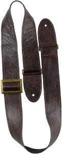 Pasek do Gitary - Perri's 6896 2” Italian Top Grain Leather On Front And Back Side With Vintage Metal Tri Glide And Loops